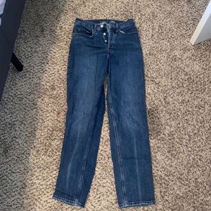 Old navy extra high rise curvy straight jeans size 4 TALL